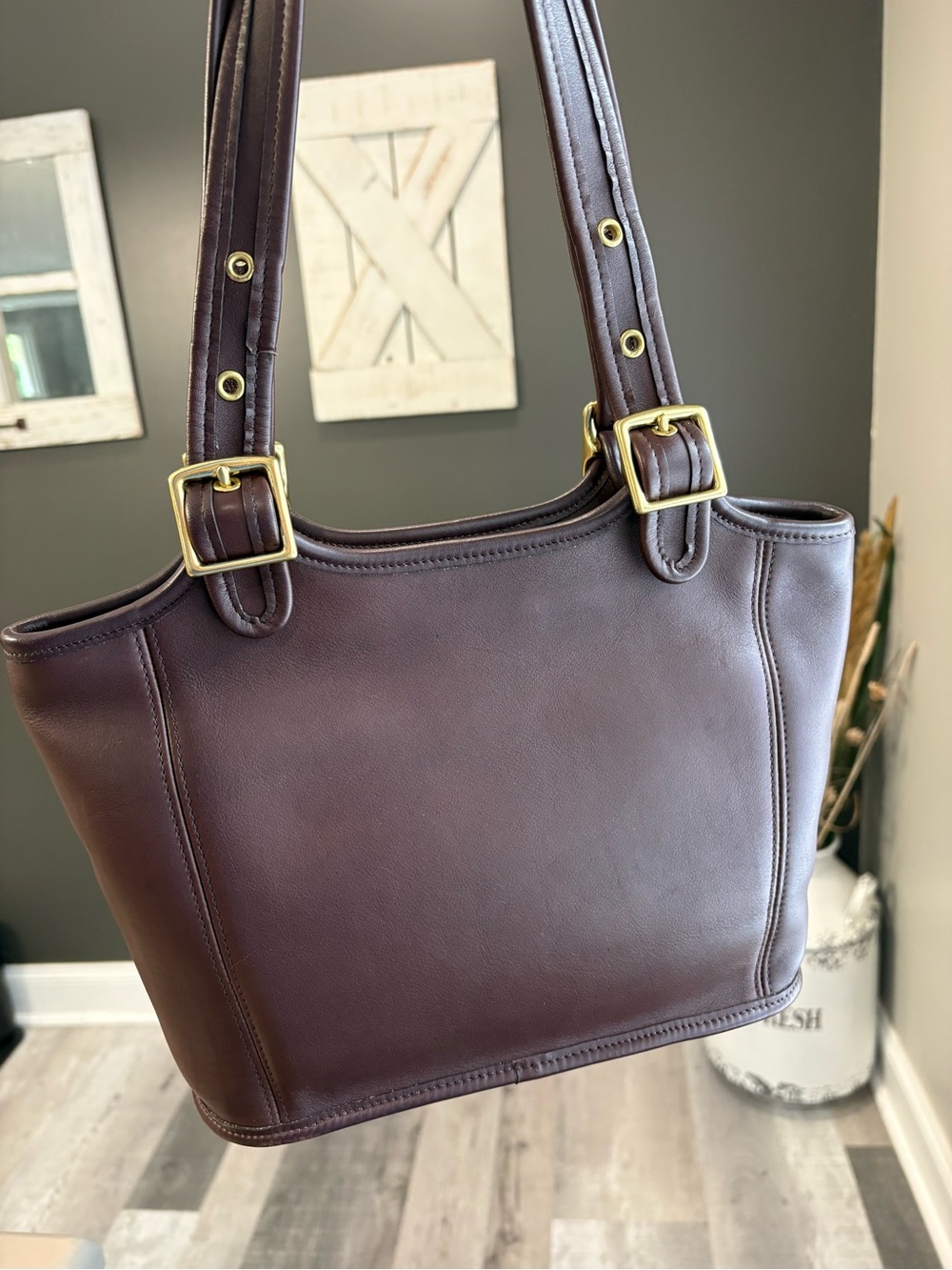 Vintage Coach Legacy Small Shopper Tote 9086 - Picture 2 of 10
